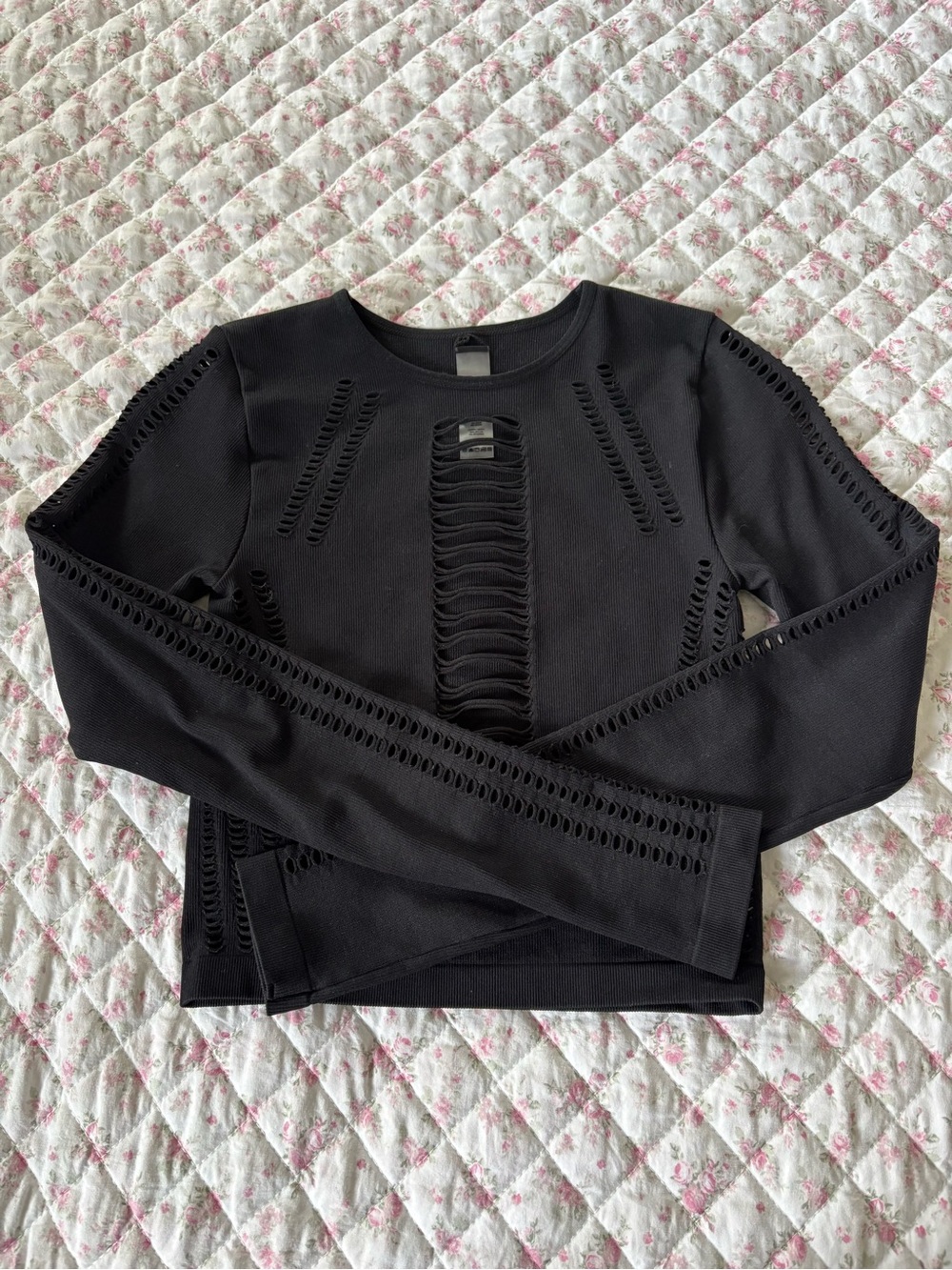 Garage Long Sleeve Cut-Out Going Out Top